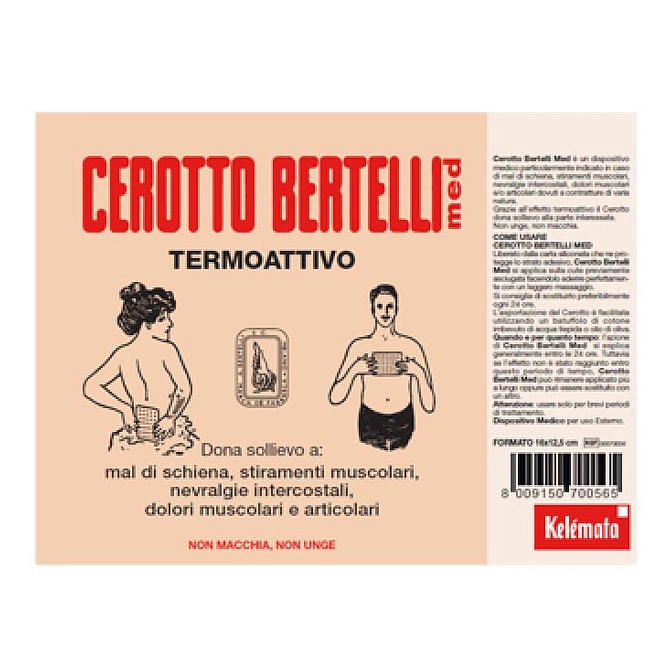 Bertelli Cerotto Med Medio 16 X 12,5 Cm