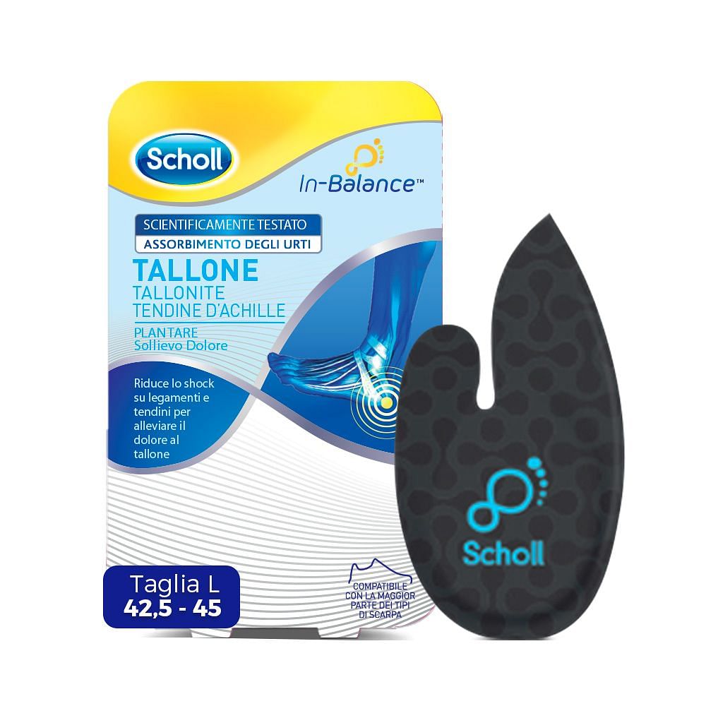 Scholl Plantare Tallone L 2 Pezzi