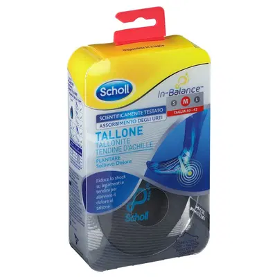 SCHOLL PLANTARE TALLONE M 2 PEZZI SCHOLL PLANTARE TALLONE M 2 PEZZI