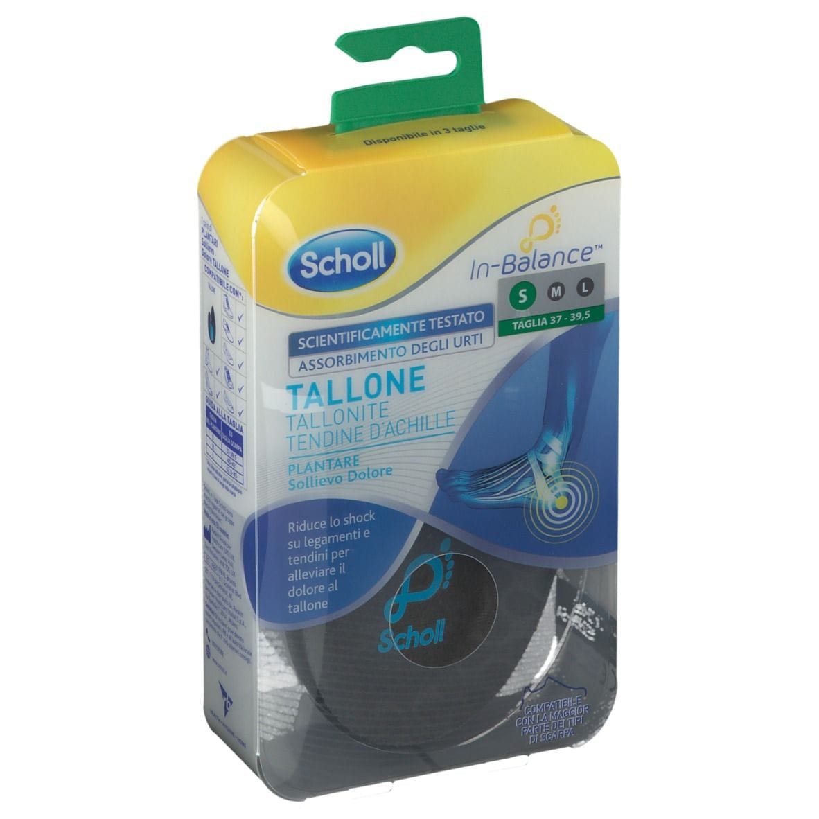SCHOLL PLANTARE TALLONE S 2 PEZZI