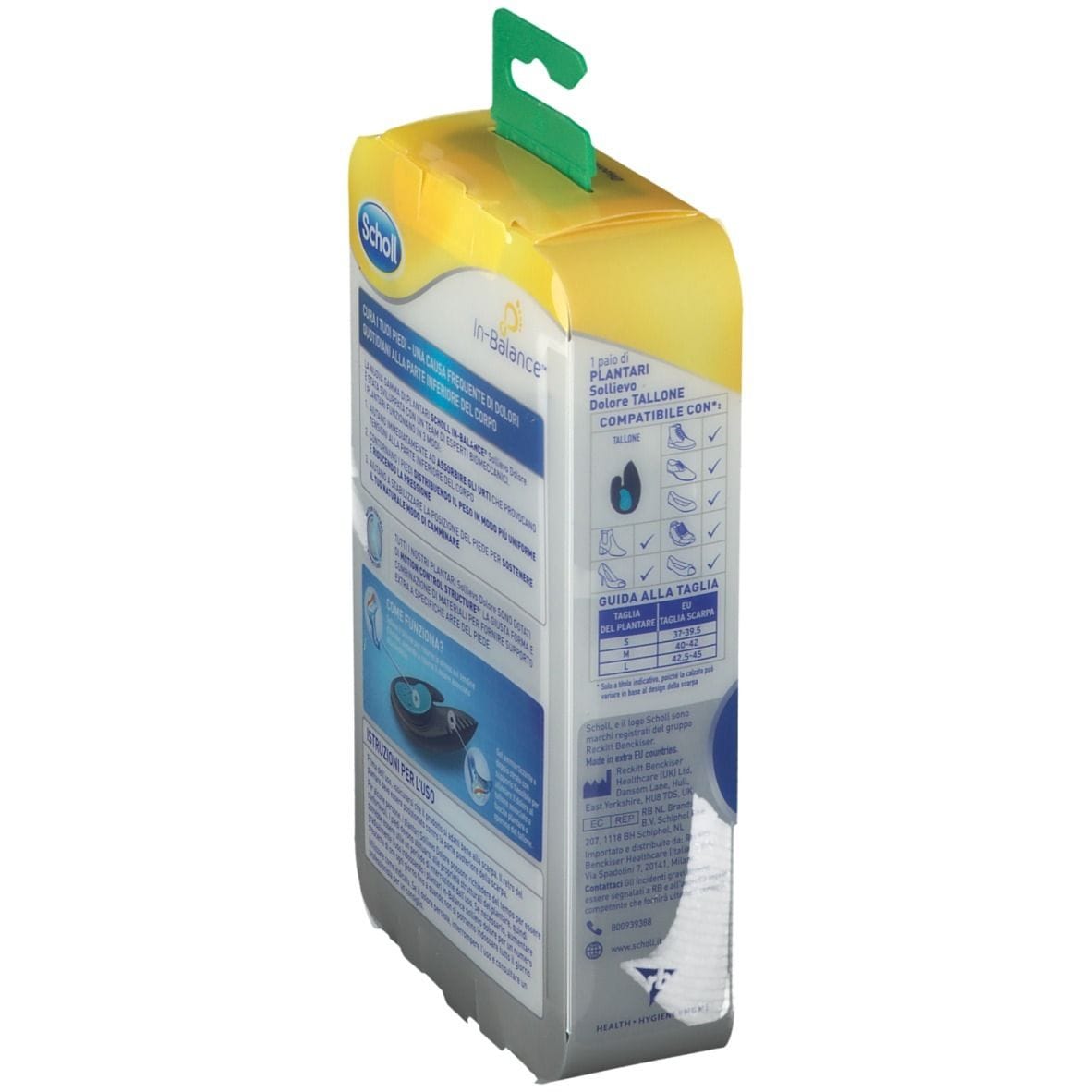 SCHOLL PLANTARE TALLONE S 2 PEZZI