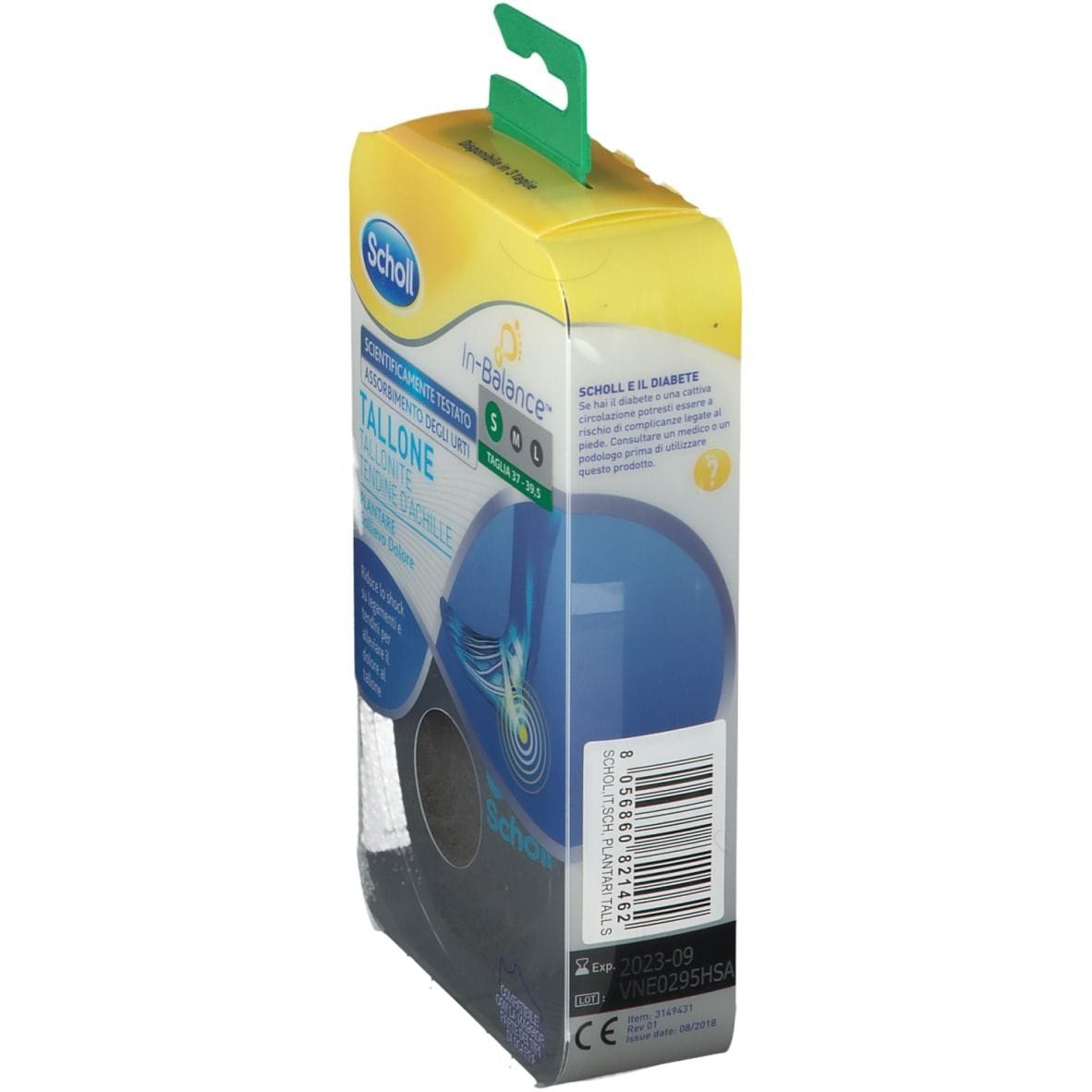 SCHOLL PLANTARE TALLONE S 2 PEZZI