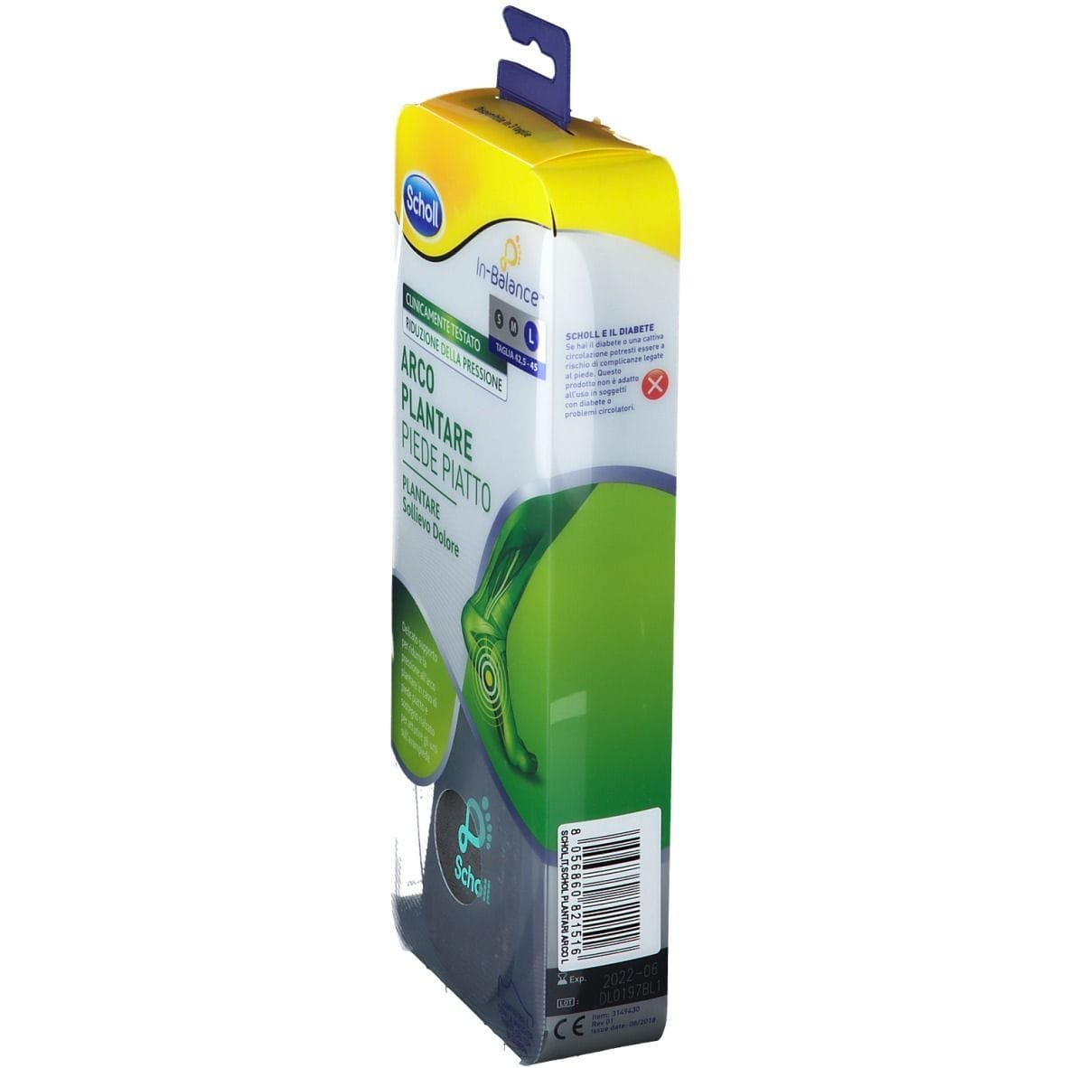 SCHOLL PLANTARE ARCO L 2 PEZZI
