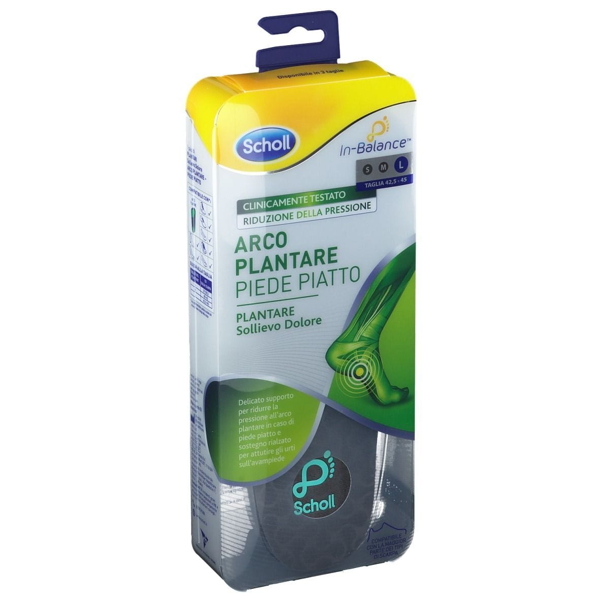 SCHOLL PLANTARE ARCO L 2 PEZZI