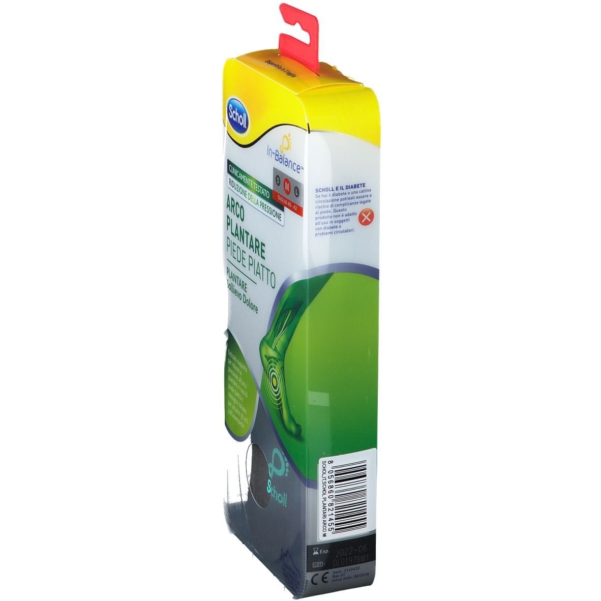 SCHOLL PLANTARE ARCO M 2 PEZZI