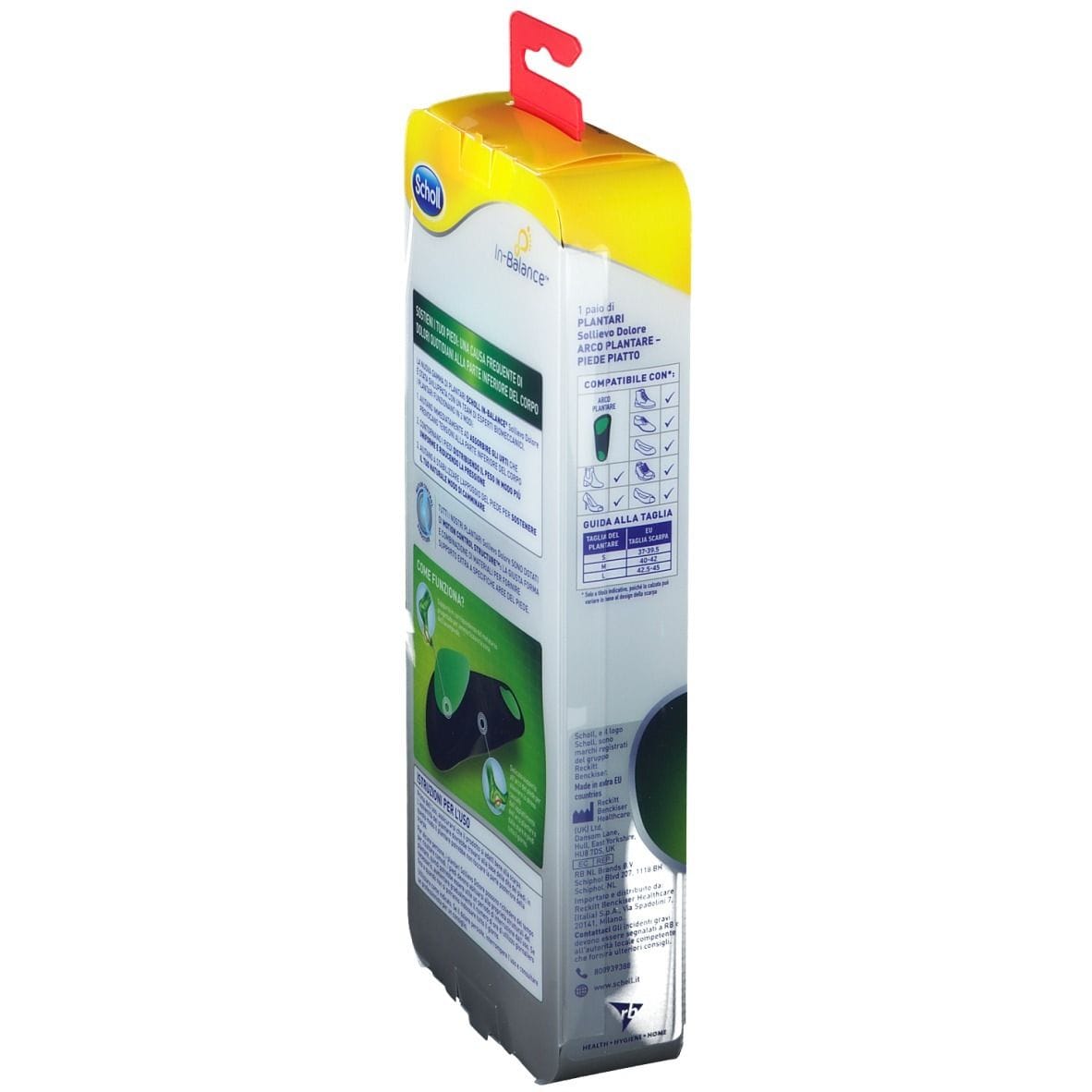 SCHOLL PLANTARE ARCO M 2 PEZZI