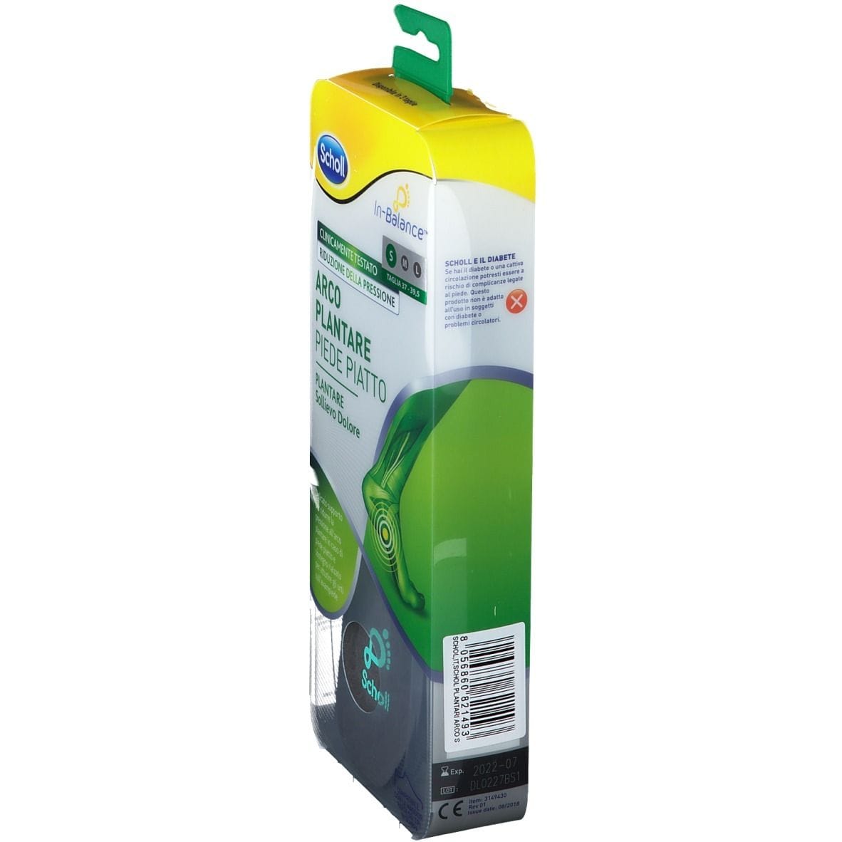 SCHOLL PLANTARE ARCO S 2 PEZZI