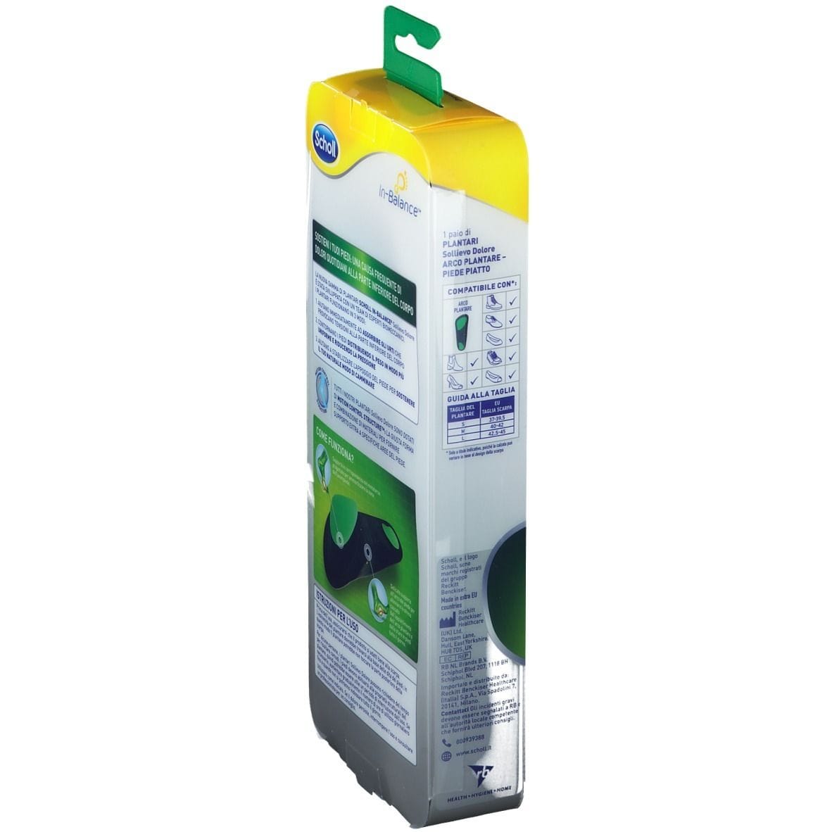 SCHOLL PLANTARE ARCO S 2 PEZZI