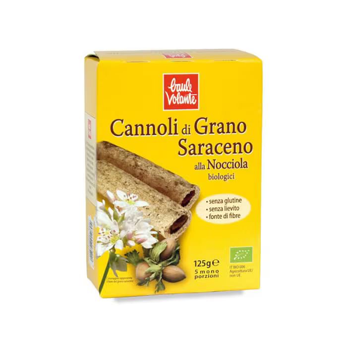 Cannoli Grano Saraceno Crema Alla Nocciola 125 G