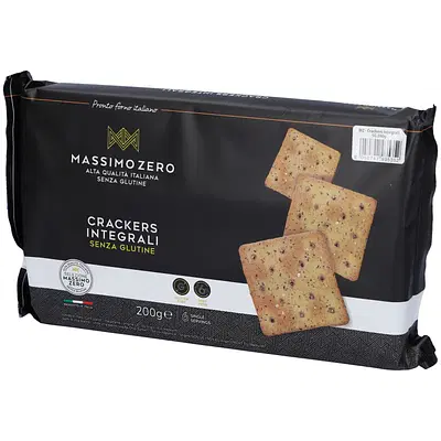 MASSIMO ZERO CRACKERS INTEGRALI 200 G MASSIMO ZERO CRACKERS INTEGRALI 200 G