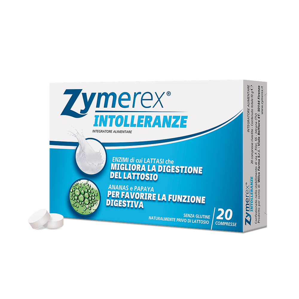 Zymerex Intolleranze Lattosio 20 Compresse Rivestite