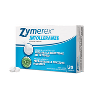 ZYMEREX INTOLLERANZE LATTOSIO 20 COMPRESSE RIVESTITE SENZA GLUTINE SENZA LATTOSIO