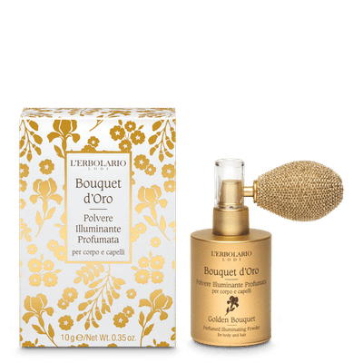 BOUQUET D'ORO POLVERE ILLUMINANTE PROFUMATA CORPO E CAPELLI EDIZIONE LIMITATA 10 G