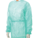 CAMICE VISITATORE CON POLSINI ELASTICO ISOGOWN VERDE LARGE 10 PEZZI