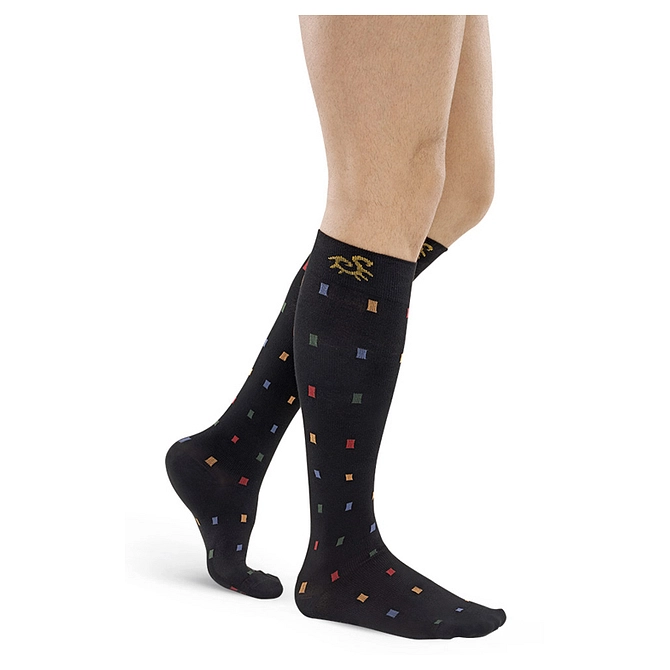 Socks For You Bamboo Square Gambaletto Nero Xl