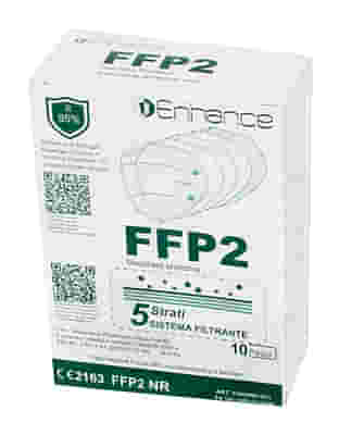 ENHANCE MASCHERA PROTETTIVA FFP2 5 STRATI 10 PEZZI