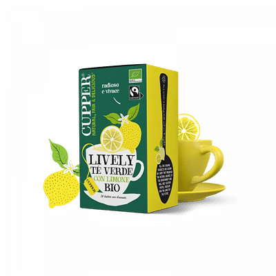 CUPPER TE' VERDE AL LIMONE 35 G