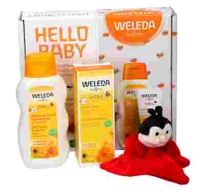 KIT HELLO BABY 1 CREMA PROTETTIVA CALENDULA 75 ML + 1 OLIO EXTRA DELICATO 200 ML + 1 DOUDOU