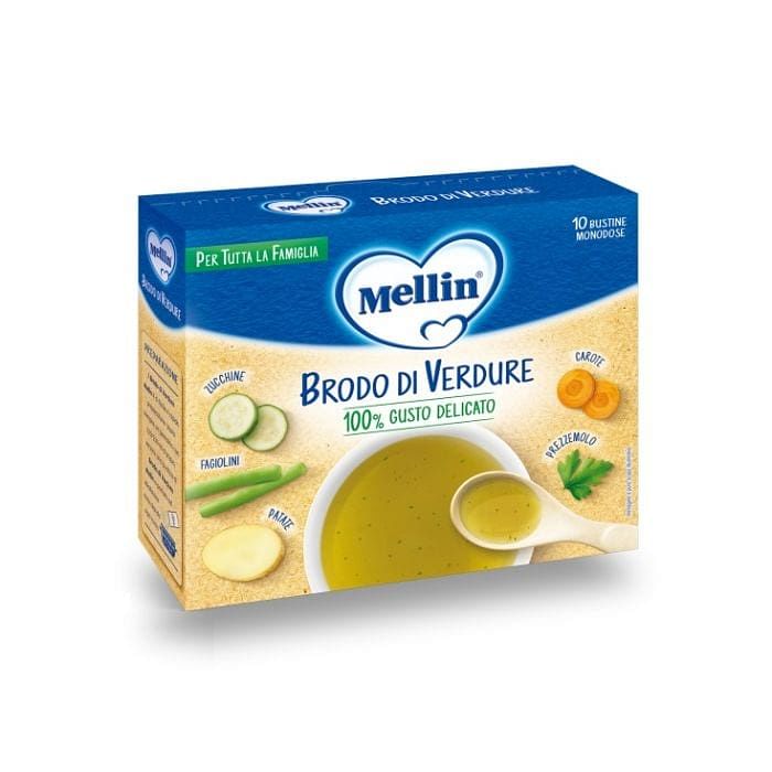 Mellin Brodo Di Verdure 10 X 8 G