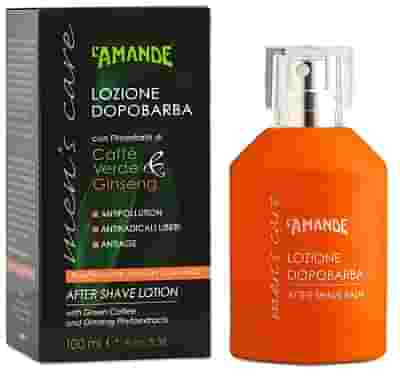 L'AMANDE MAN'S CARE LOZIONE DOPOBARBA RINFRESCANTE ANTI ARROSSAMENTO CON ALCOOL 100 ML