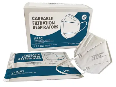 CAREABLE FILTRATION RESPIRATORS FFP2 1 PEZZO CAREABLE FILTRATION RESPIRATORS FFP2 1 PEZZO