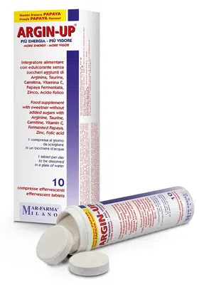 ARGIN UP 10 COMPRESSE EFFERVESCENTI ARGIN UP 10 COMPRESSE EFFERVESCENTI