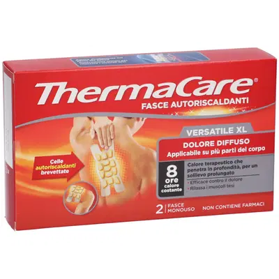 FASCIA AUTORISCALDANTE VERSATILE THERMACARE XL 2 PEZZI FASCIA AUTORISCALDANTE VERSATILE THERMACARE XL 2 PEZZI