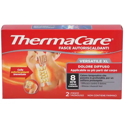 FASCIA AUTORISCALDANTE VERSATILE THERMACARE XL 2 PEZZI FASCIA AUTORISCALDANTE VERSATILE THERMACARE XL 2 PEZZI