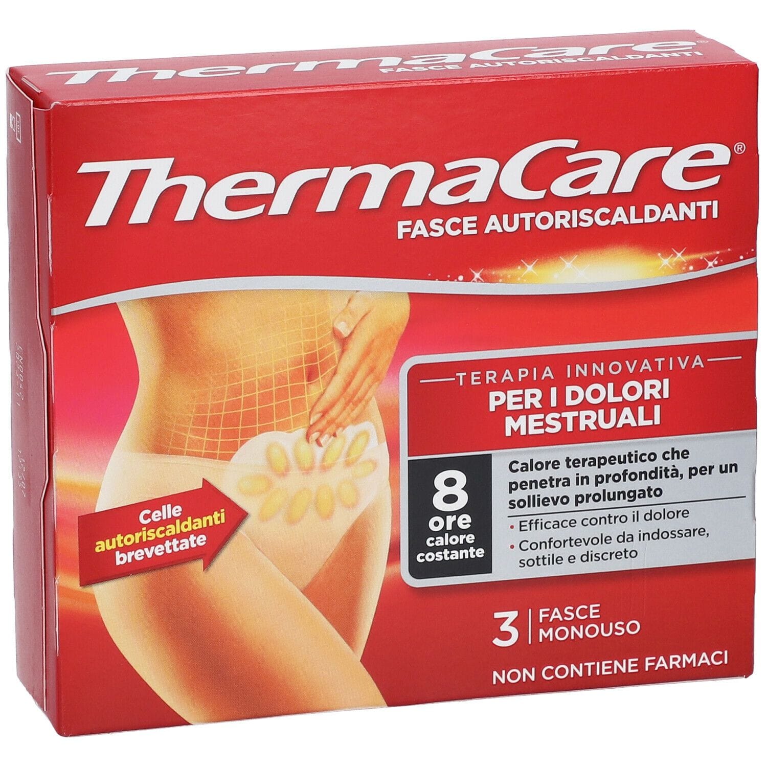 FASCIA THERMACARE DOLORI MESTRUALI 3 PEZZI