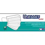 UNIFAMILY MASCHERINA CHIRURGICA JUNIOR ROSA 50 PEZZI