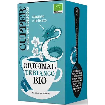 CUPPER TE' BIANCO BIO 20 FILTRI 34 G CUPPER TE' BIANCO BIO 20 FILTRI 34 G