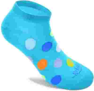 CALZA GELATO SPRIZ IN COTONE NATURALE TURQUOISE POIS 38-41