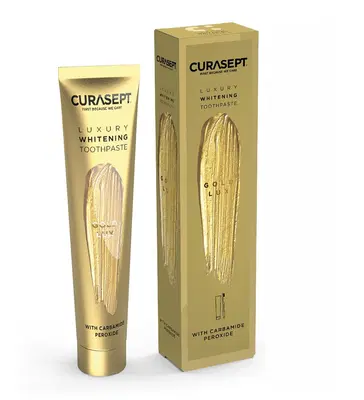 CURASEPT GOLD LUXURY WHITENING DENTIFRICIO 75 ML CURASEPT GOLD LUXURY WHITENING DENTIFRICIO 75 ML