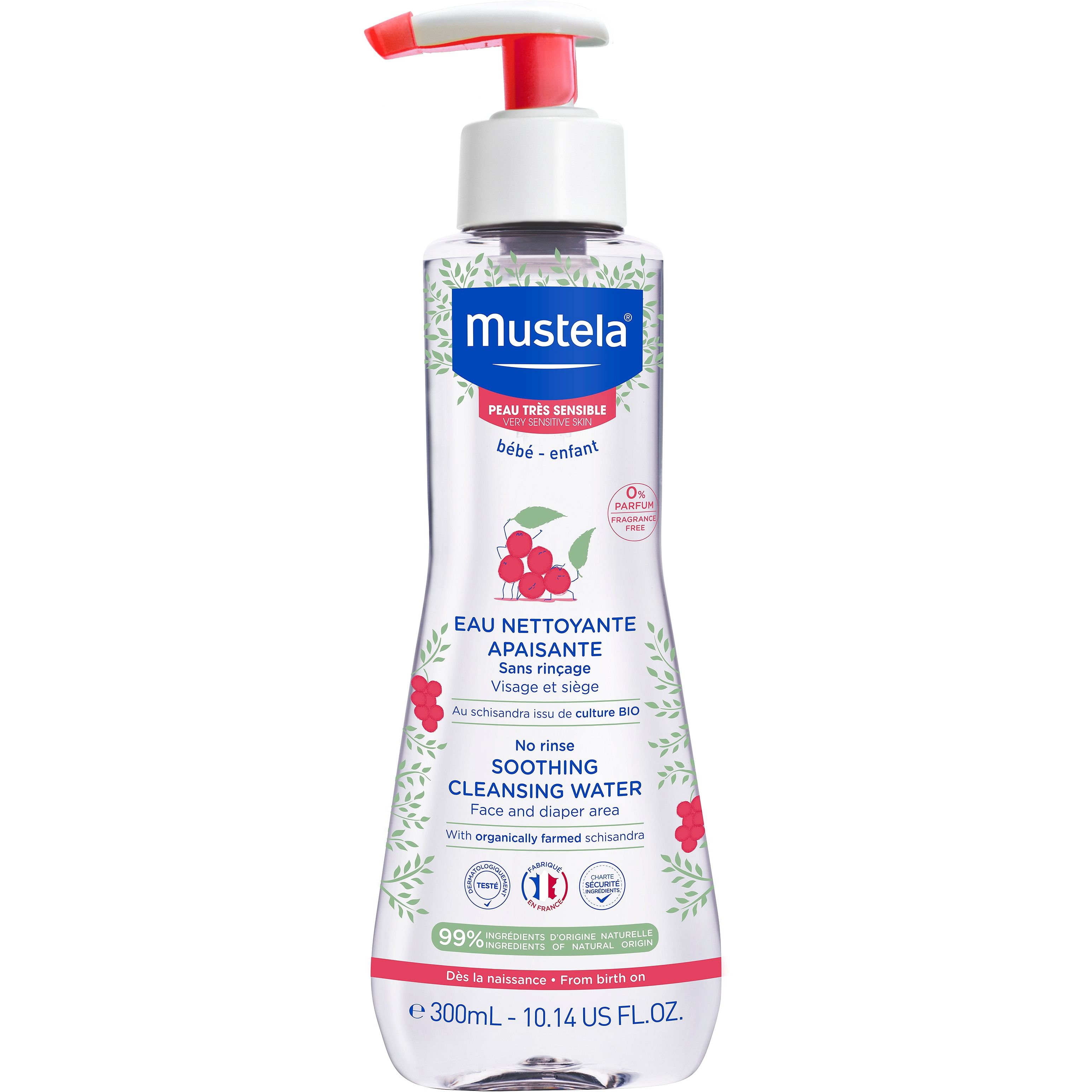 Mustela Fluido Detergente Lenitivo Senza Risciacquo 300 Ml