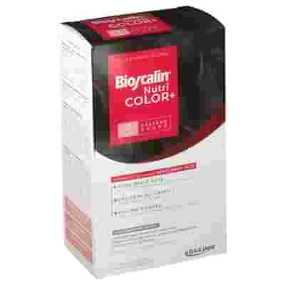 BIOSCALIN NUTRICOLOR PLUS 3 CASTANO SCURO CREMA COLORANTE 40 ML + RIVELATORE CREMA 60 ML + SHAMPOO 12 ML + TRATTAMENTO FINALE BALSAMO 12 ML