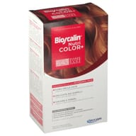 BIOSCALIN NUTRICOLOR PLUS 6,43 BIONDO SCURO RAME DORATO CREMA COLORANTE 40 ML + RIVELATORE CREMA 60 ML + SHAMPOO 12 ML + TRATTAMENTO FINALE BALSAMO 12 ML