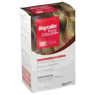 BIOSCALIN NUTRICOLOR PLUS 8 BIONDO CHIARO CREMA COLORANTE 40 ML + RIVELATORE CREMA 60 ML + SHAMPOO 12 ML + TRATTAMENTO FINALE BALSAMO 12 ML