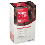 BIOSCALIN NUTRICOLOR PLUS 5,3 CASTANO CHIARO DORATO CREMA COLORANTE 40 ML + RIVELATORE CREMA 60 ML + SHAMPOO 12 ML + TRATTAMENTO FINALE BALSAMO 12 ML