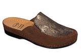 CALZATURA OLARA SUEPRIMIC-W DK BROWN 39 PELLE SCAMOSCIATA + MICROFIBRA STAMPATA COLLEZIONE AW20