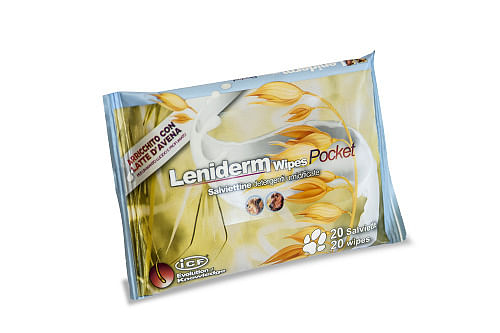 Leniderm Wipes Pocket 20 Pezzi Display