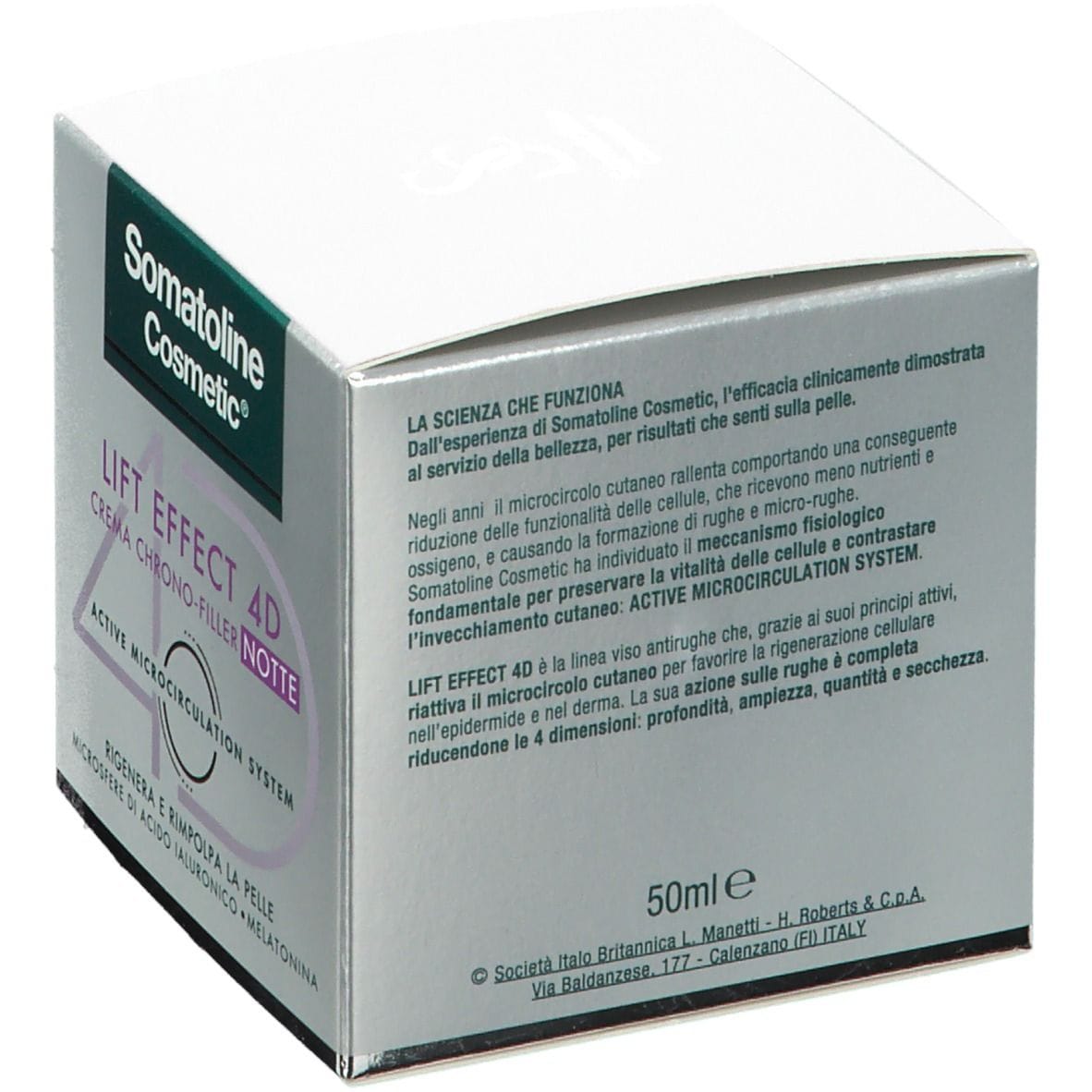 SOMATOLINE SKIN EXPERT 4D CREMA CHRONO FILLER NOTTE 50 ML