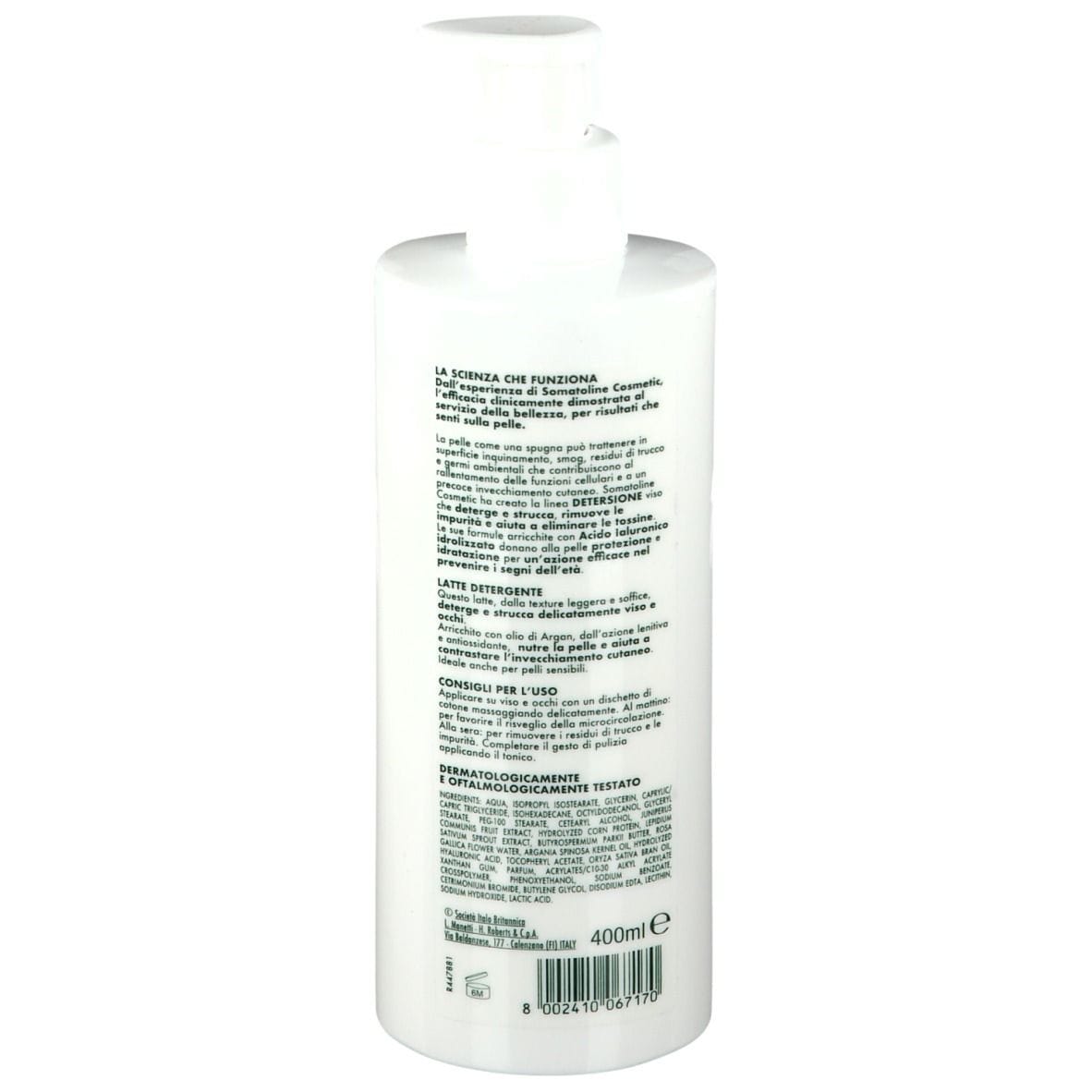 SOMATOLINE C LATTE DETERGENTE 400 ML