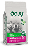 OASY DRY DOG OAP ADULT MEDIUM/LARGE CINGHIALE 12 KG NEW PACK