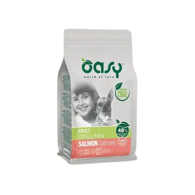 OASY DRY DOG OAP ADULT SMALL/MINI SALMONE 2,5 KG NEW PACK OASY DRY DOG OAP ADULT SMALL/MINI SALMONE 2,5 KG NEW PACK