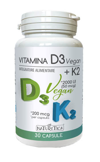 VITAMINA D3 VEGAN + K2 30 CAPSULE