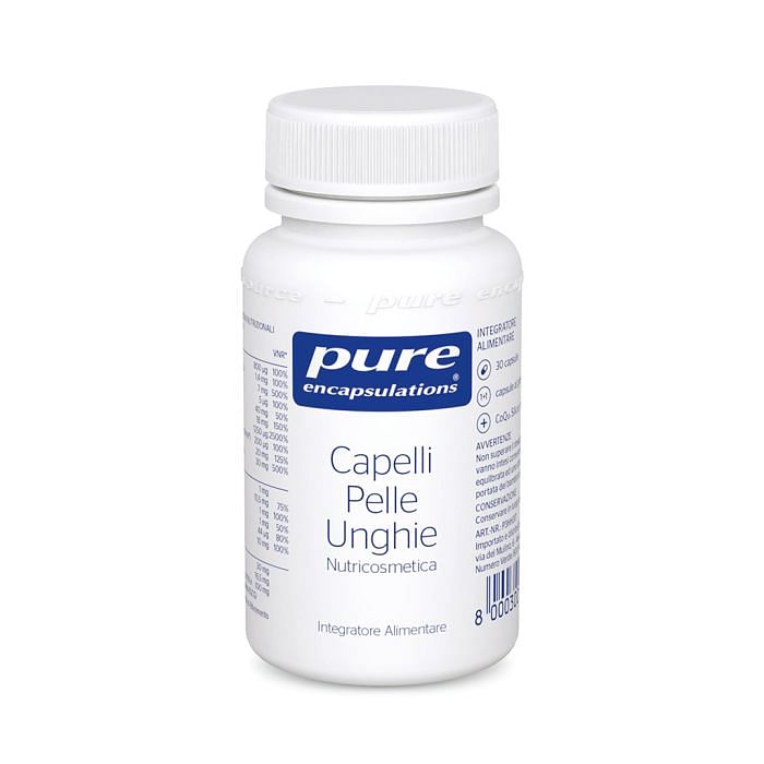 Pure Encapsulations Capelli Pelle Unghie 30 Capsule