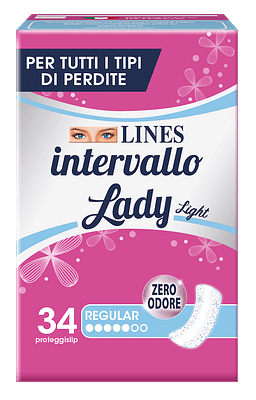 LINES INTERVALLO LADY REGULAR 34 PEZZI