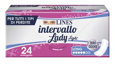 LINES INTERVALLO LADY LIGHT LONG 24 PEZZI LINES INTERVALLO LADY LIGHT LONG 24 PEZZI