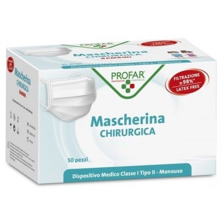 Profar Mascherina Chirurgica Adulti 50 Pezzi