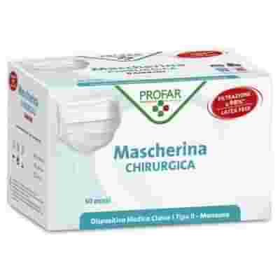 PROFAR MASCHERINA CHIRURGICA ADULTI 50 PEZZI